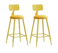 Tabouret de Petit-déjeuner tabourets de Bar à Hauteur de Table de Cuisine Fixe comptoir des chaises de Bar avec PU Rond Tabouret de Bar Rond