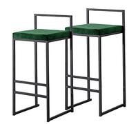 Tabouret De Petit Déjeuner Tabourets De Bar Ensemble Hauteur Assise 30 Pouces Chaise De Comptoir Simple Tabourets De Bar Chaise De Cuisine, Coussin En Velours Doux, Convient Au Comptoir De Bar De Cuis