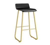 Tabouret de petit-déjeuner Tabourets de bar Tabourets de bar à hauteur de comptoir 25,6 pouces / 29,5 pouces Tabourets de comptoir en métal en fer forgé Tabouret de bar rembourré à dossier carré Tabou