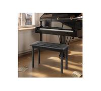 Tabouret de piano - ALIGHTUP - Classic Banquette tabouret siège pour piano, avec coffre de rangement - Noir, 70*30*43CM
