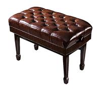 Tabouret de piano de luxe réglable en bois avec siège épais élargi pour la pratique et l'enseignement du piano