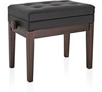 Tabouret de Piano Deluxe avec Compartiment par Gear4music, RW