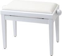 Tabouret de piano Proline blanc brillant