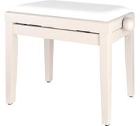 Tabouret de piano Proline blanc crème mat