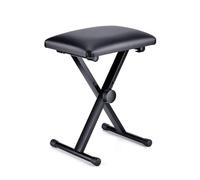 Tabouret de piano réglable - Noir - Réglable en 3 hauteurs - Tabouret de piano pliable - Tabouret clavier