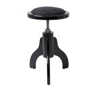 Tabouret de Piano, Rond , Noir, Réglable en Hauteur, Tabourets Tabouret