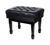 Tabouret de piano Tabouret de piano en bois Banc de piano réglable pour 1 personne Siège de clavier rembourré solo professionnel pour la pratique des instruments de musique, adapté à la plupart des