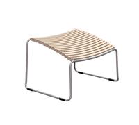 HOUE Tabouret de pied Click beige structure en acier peint par poudrage