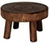 Tabouret De Pot De Fleur, Tabouret Rond En Bois, Support De Plante D'intérieur, Massif Support De Pot De Fleur Pour Pots De Fleurs Et Plantes Succulentes Pour Intérieur Extérieur, Décoration Rustique