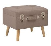vidaXL Tabouret de Rangement Siège Pouf Coffre de Rangemen Boîte de Stockage Repose-Pied Salon Chambre à Coucher Intérieure 247519
