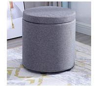 Tabouret de rangement en bois pour salon, repose-pieds à changement de chaussures, siège de canapé tendance, repose-pieds polyvalent