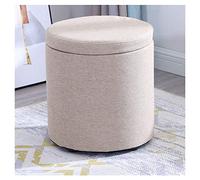 Tabouret de rangement en bois pour salon, repose-pieds à changement de chaussures, siège de canapé tendance, repose-pieds polyvalent