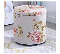 Tabouret de rangement en bois pour salon, repose-pieds à changement de chaussures, siège de canapé tendance, repose-pieds polyvalent