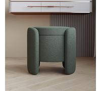 Tabouret de rangement ottoman banc de rangement repose-pieds chaise de salon repose-pieds rembourré for chambre à coucher entrée bureau d'appoint table d'appoint pouf siège de maquillage(Green)