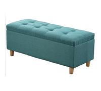 Tabouret de rangement pliable - Boîte de couverture multifonction et repose-pieds, organisateur peu encombrant pour salon, chambre à coucher et entrée