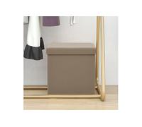Tabouret de rangement pliable Cappuccino PVC338784