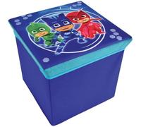 Fun House 712873 PYJAMASQUES Tabouret de Rangement pour Enfant 30 x 30 x 30 cm, Bleu