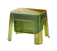 Tabouret de rangement pour poupée en peluche qui combine plaisir et fonctionnalité avec une assise confortable et un rangement pratique pour les jouets, parfait pour les enfants (vert)