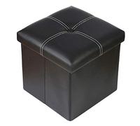 Tabouret de rangement - Repose-pieds rembourré et organiseur, assise confortable et solution de rangement pour la maison et le bureau