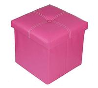 Tabouret de rangement - Repose-pieds rembourré et organiseur, assise confortable et solution de rangement pour la maison et le bureau