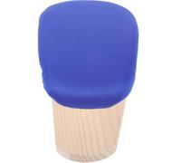 Tabouret de Repassage en Bois, Modèle Allongé, Bleu