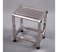 Tabouret de salle de bain antidérapant en acier inoxydable - Banc de douche pour un soutien sûr des pieds et un rasage des jambes - Repose-pieds facile à nettoyer