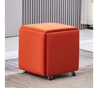 Tabouret de salle de bain ottoman nizer combinaison empilable 5 en 1 cube pouf carré pour salon, chambre à coucher, tabouret imperméable créatif (taille : 36 x 36 x 38 cm, couleur : or