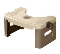 Tabouret de salle de bain pliable pour adultes - Améliorez votre confort avec un design ergonomique et un entretien facile (kaki)