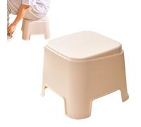 Tabouret de salle de bain - Siège bas multifonctionnel, structure avec pieds antidérapants, décoration pratique moderne | Douche intérieure pour un usage quotidien