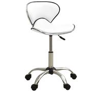 Tabouret De Salon Et Spa Blanc Similicuir Vidaxl Vidaxl Blanc