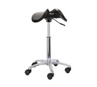 Tabouret De Selle À roulettes, Chaise Roulante Robuste Et Réglable, Chaise De Bureau À Hauteur Hydraulique, for Salon,Cuisine Et Bureau, Charge 440 LB