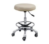 Tabouret de selle avec accoudoir rotatif à 360°, tabouret d'assistant dentaire en cuir PU, hauteur réglable, chaise de salon médical, siège de toilette