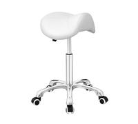 Tabouret de Selle avec roulettes Ergonomique, Chaise de Dessin sans accoudoirs, Tabouret Roulant avec Dossier pour Clinique Dentiste Spa Massage Salons médicaux Studio,A1