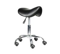 Tabouret de selle avec roulettes, tabouret hydraulique réglable, chaise ergonomique pivotante pour salon, massage, tatouage, bureau, capacité de 200 kg