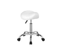 Tabouret De Selle Capacité 204kg Hauteur Réglable En Cuir PU Epais Pour Salon