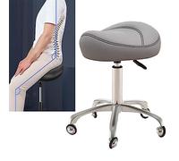 Tabouret de selle dentaire - Fauteuil roulant hydraulique ergonomique et robuste pour cliniques et studios