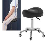 Tabouret de selle dentaire - Fauteuil roulant hydraulique ergonomique et robuste pour cliniques et studios