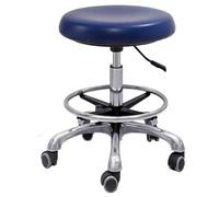 Tabouret de selle en cuir PU avec accoudoirs rotatifs - Hauteur réglable - Pour salon et assistant dentaire