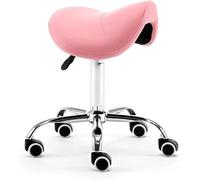 Tabouret de selle ergonomique - Chaise pivotante en cuir synthétique pour une assise confortable dans le médecin, le salon et le spa