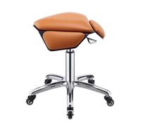 Tabouret de selle ergonomique pivotant à 360 degrés, réglage de la hauteur et roulettes verrouillables pour un usage professionnel et domestique