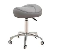 Tabouret de Selle pivotant à roulettes, Hauteur réglable, Ergonomique, for Clinique, Salon, Tatouage, Massage, Bureau(Grey)