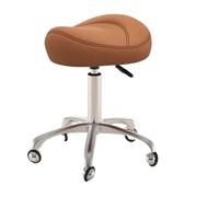 Tabouret de selle pivotant à roulettes réglable en hauteur pour clinique, salon, tatouage, massage, bureau, hygiénique avec roulettes