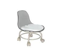 Tabouret de selles ménagers Bouchée Universelle du Banc de Roue à la poube Petite Chaise Poulle Basse Tabouret pour la Maison (Gris Acrylique)