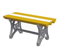 Tabouret de table à langer imperméable en plastique ABS Capacité de charge de 500 kg pour piscine, salle de bain, école et vestiaire d'usine, polyvalent et design