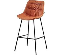 Tabouret de Tabouret de Bar Tabouret, tabourets de Tabouret de 30 Pouces de Hauteur avec des Jambes en métal Repose-Pieds, chaises de Bar en Cuir PU pour Le Petit déjeuner de l'île Kitchens, 300