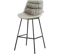 Tabouret de Tabouret de Bar Tabouret, tabourets de Tabouret de 30 Pouces de Hauteur avec Jambes en métal Repose-Pieds, chaises de Bar en Cuir PU pour Le Petit déjeuner de l'île Kitchens, 300