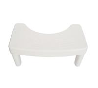 Tabouret de Toilette Accroupi, Tabouret de Toilette épaissi à la Maison (White)