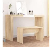 Tabouret de toilette Chêne sonoma 70x35x45 cm Bois d ingénierie chêne sonoma G