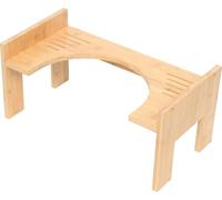 Tabouret de toilette en bambou Chaise de toilette Aide à la toilette Tabouret de WC Tabouret pour enfants & adultes contre la constipation et les hémorroïdes
