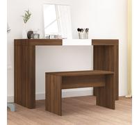 Tabouret de toilette Noir 70x35x45 cm Bois d'ingénierie vidaXL